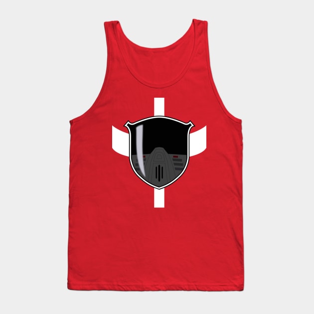 Lightspeed Rescue Red Ranger Visor Tank Top by mavgagliano